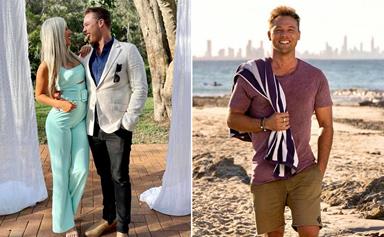Former Home and Away star Lincoln Lewis is spoiled by his girlfriend as he celebrates his 34th birthday