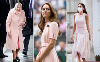 Pretty in pink: Royals give the palette their stamp of approval