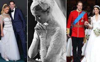 Every breathtaking time celebrities have channelled Grace Kelly’s iconic wedding look for their own nuptials