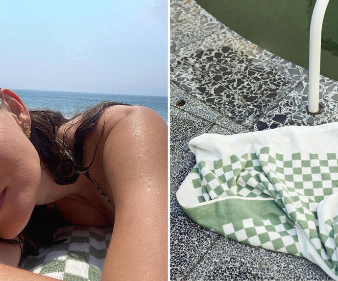 Summer in style with these 12 beach towels, including one Aussie actress Phoebe Tonkin can't get enough of