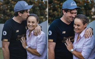 She said yes! Ash Barty is engaged to longtime partner Garry Kissick and they couldn't look happier