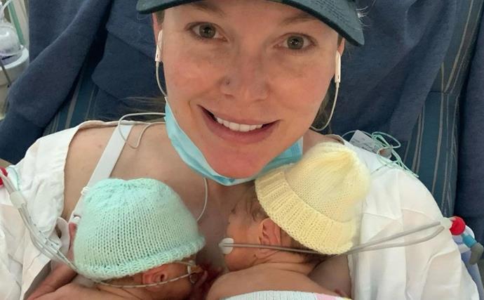 Melissa Rawson just braved this gnarly parenting moment like a pro and shared an incredible health update on her twins