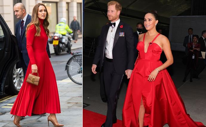 Regal in red: Why the royals couldn't get enough of this colour in 2021
