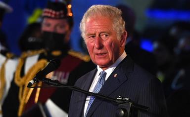 Exhausted Prince Charles appears to nod off during a ceremony in Barbados after a packed month of engagements