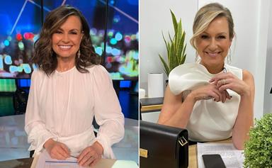 "I reckon a talk show could be an absolute goer for us down the track!!": Breakfast TV stars Lisa Wilkinson and Melissa Doyle reunite