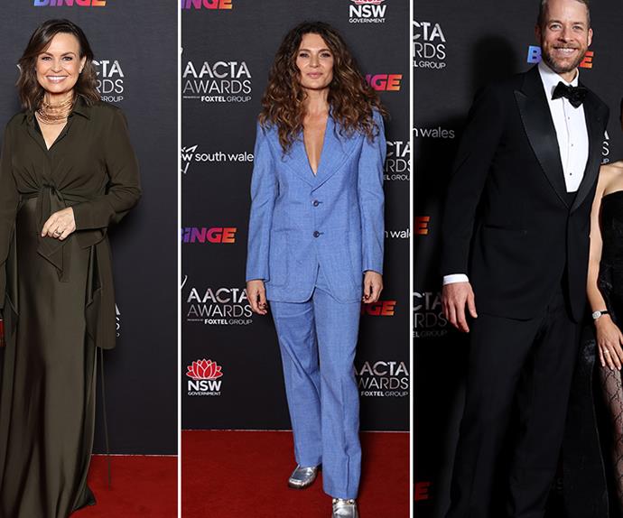 Danielle Cormack, Rachel Griffiths, Hamish Blake and Lisa Wilkinson are among the high-profile stars to dazzle on the 2021 AACTA Awards red carpet