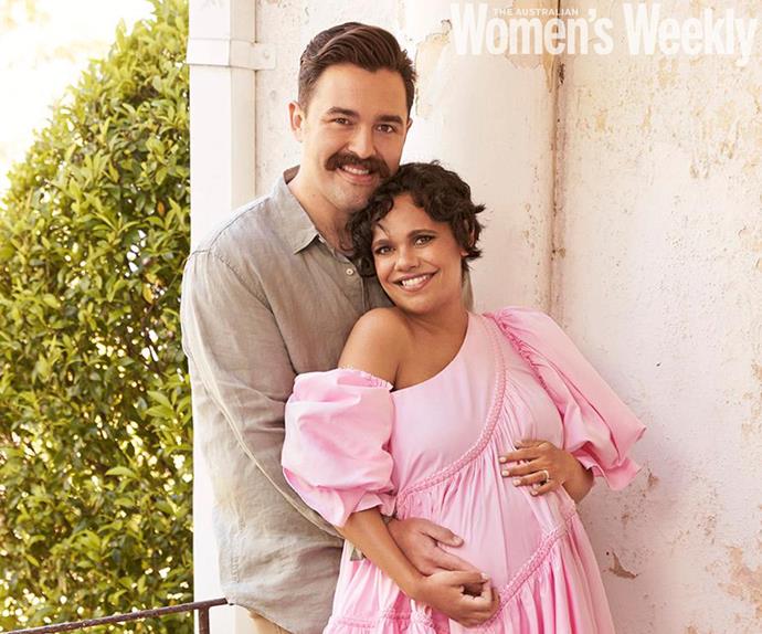 Her greatest role begins: Miranda Tapsell has just welcomed her gorgeous new baby girl with husband James Colley
