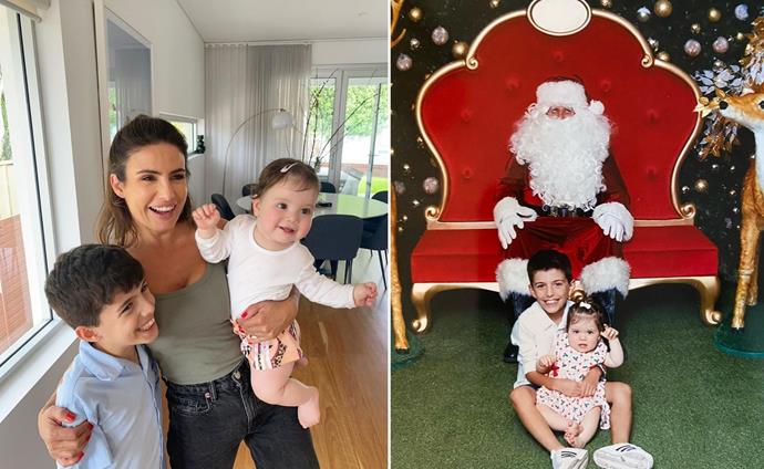 Let's get merry! These celebrities are getting into the Christmas spirit, and Santa couldn't be more starstruck