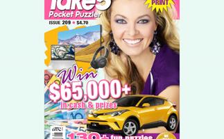 Take 5 Pocket Puzzler Issue 209 Online Entry Coupon