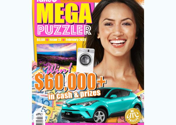Take 5 Mega Puzzler Issue 72 Online Entry Coupon