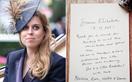 Princess Beatrice shares new details about daughter Sienna in a touching hand-written note