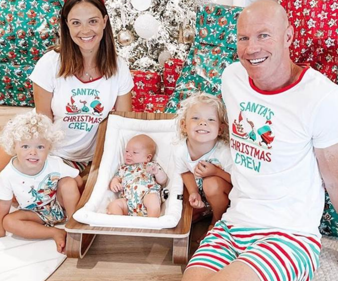 From finding love on I’m A Celeb to welcoming three boys: Lauren Brant and Barry Hall’s life as a family of five is heavenly