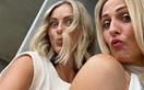 Sylvia Jeffreys and her lookalike sister Claire celebrate a significant milestone