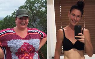 EXCLUSIVE: Aussie mum's weight loss transformation after shedding more than half of her body weight