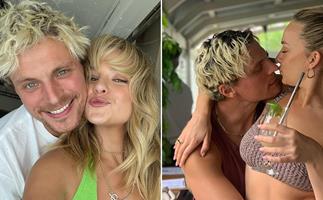 Former Bachie stars Abbie Chatfield and Konrad Bien-Stephens reveal they're in an open relationship