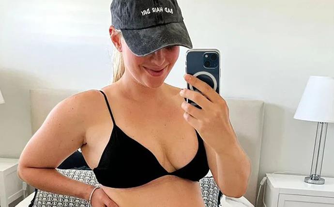 Why pregnant Tiffiny Hall is rejecting the "toxic positivity" around baby bumps and bouncing back after giving birth