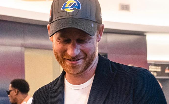 See Prince Harry as we’ve never seen him before in revealing new photos from his Super Bowl trip