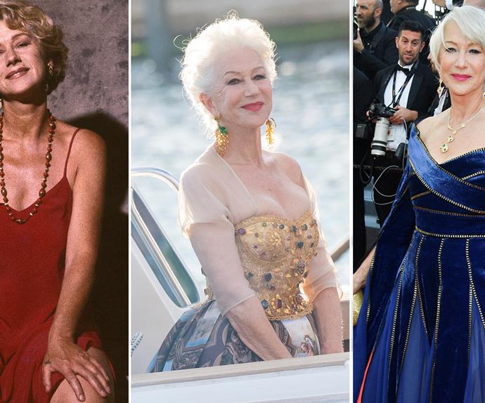Helen Mirren's most memorable fashion moments prove she's only getting better with age