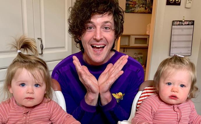 Lachy Wiggle’s fiancée Dana Stephensen gushes over the sweet bond he shares with their twin daughters