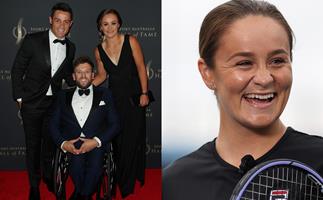 Hugh Jackman, Carrie Bickmore and Dannii Minogue lead the celebrities reacting to Ash Barty's shock tennis retirement