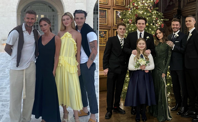 As the Beckhams prepare to welcome Brooklyn's fiancée Nicola Peltz into their family, we look back at their sweetest pics