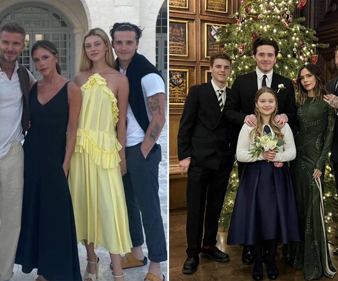 As the Beckhams prepare to welcome Brooklyn's fiancée Nicola Peltz into their family, we look back at their sweetest pics
