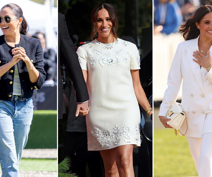 Mini-skirts and menswear: New photos prove Meghan, Duchess of Sussex’s fashion has evolved since her royal exit