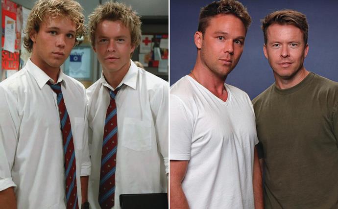 Lincoln Lewis and Todd Lasance celebrate 15 years since joining Home and Away - and their "bromance" gives us serious nostalgia