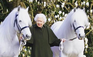 Hearty and hale: The palace shares stunning new photo to mark the Queen's 96th birthday