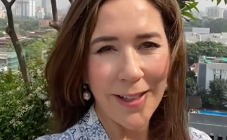 Crown Princess Mary of Denmark appears to break royal protocol in rare new video