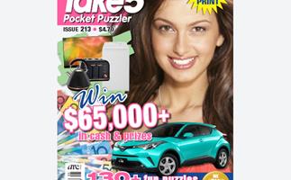 Take 5 Pocket Puzzler Issue 213 Online Entry Coupon