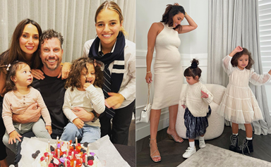 Bachie babies! Who do Sam and Snezana Wood's daughters Willow, Charlie and Harper look more like?