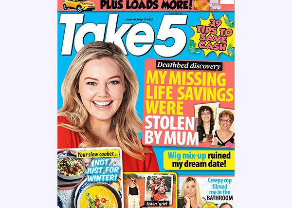 Take 5 Issue 20 Online Entry Coupon
