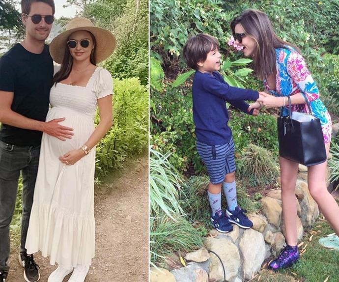 Miranda Kerr always "wanted to have three boys," and now her dreams are true, her bliss is contagious