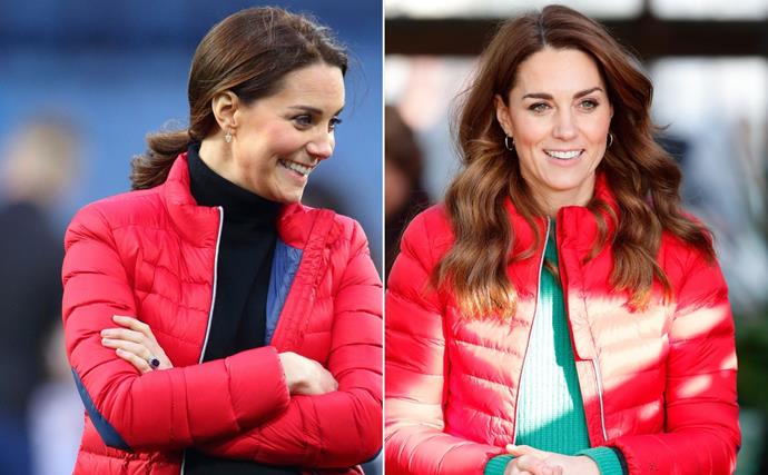 Catherine, Duchess of Cambridge's red puffer jacket is the ultimate winter wardrobe staple for 2022