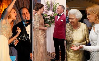These red carpet photos prove even royals get starstuck in the presence of celebrities