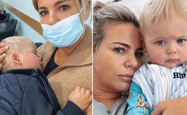 Fiona Falkiner details her "most terrifying moment" as a mother after her son was rushed to hospital