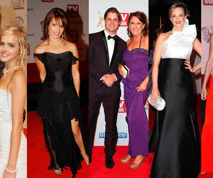 The cast of Home and Away have delivered an endless fashion spectacle at the TV WEEK Logie Awards over the years