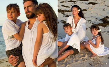 IN PICTURES: Megan Gale and Shaun Hampson's cutest family moments