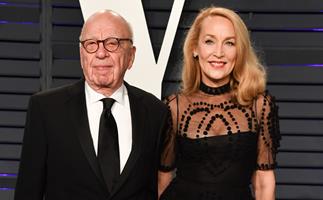 鲁珀特•默多克(Rupert Murdoch)、91和杰瑞霍尔,65年,在六年的婚姻后离婚