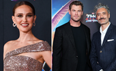 EXCLUSIVE: Thor: Love and Thunder stars Chris Hemsworth and Natalie Portman are "thankful" they worked with Taika Waititi