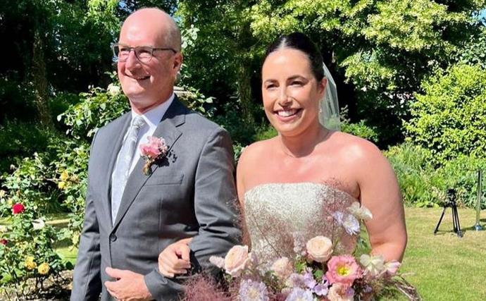 David ‘Kochie’ Koch celebrates his daughter Georgie’s wedding to her husband Alex Merkel