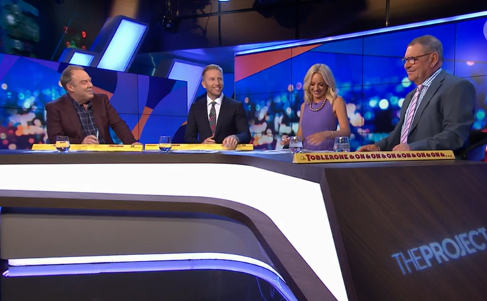 Carrie Bickmore makes her return to The Project, but her team weren't afraid to poke a little fun at her