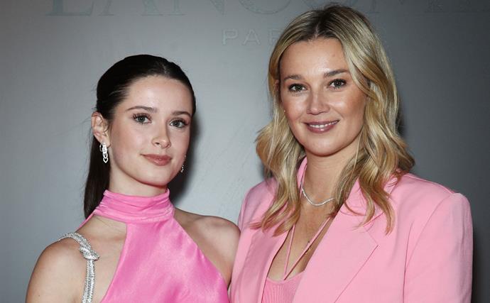 Karl's girls out on the town! Jasmine Stefanovic and stepdaughter Willow's twinning moment at fancy beauty event