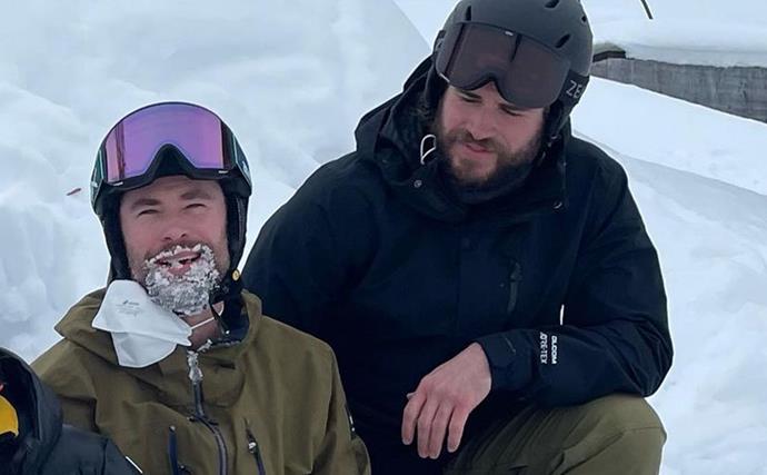 Chris Hemsworth drops unrecognisable birthday throwback as brothers Liam and Luke roast him