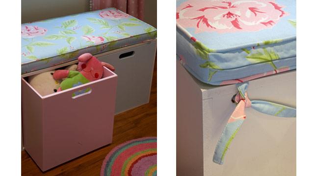 Do-it-yourself: Toy chest cushion