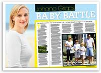 Johanna Griggs: My baby battle