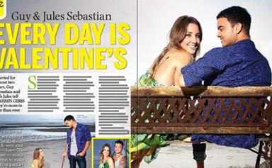 Every day is Valentine's Day for Guy and Jules Sebastian!