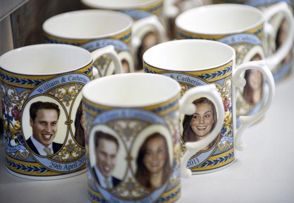 What better way to enjoy a cup of English breakfast tea that in your own royal wedding mug!