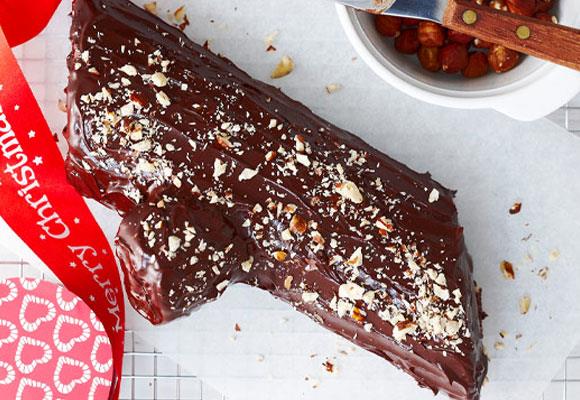 **Chocolate yule log**
<br><br>
A generous slosh of cherry brandy liqueur and a sprinkling of roasted hazelnuts make this chocolate yule log a special treat that should be enjoyed more than once a year.
<br><br>
[**Read the full recipe here**](https://www.womensweeklyfood.com.au/recipes/chocolate-yule-log-17748|target="_blank")